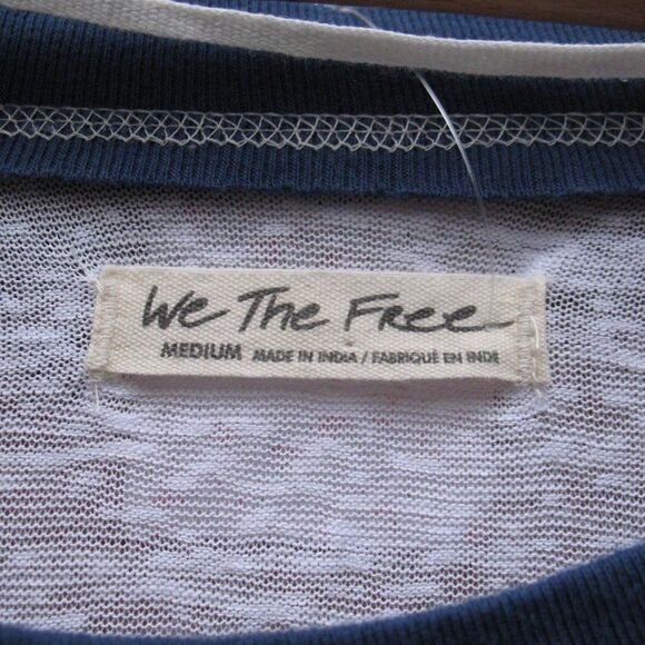 NWT Free People We the Free Serengeti Mixed Media Top - Picture 11 of 13